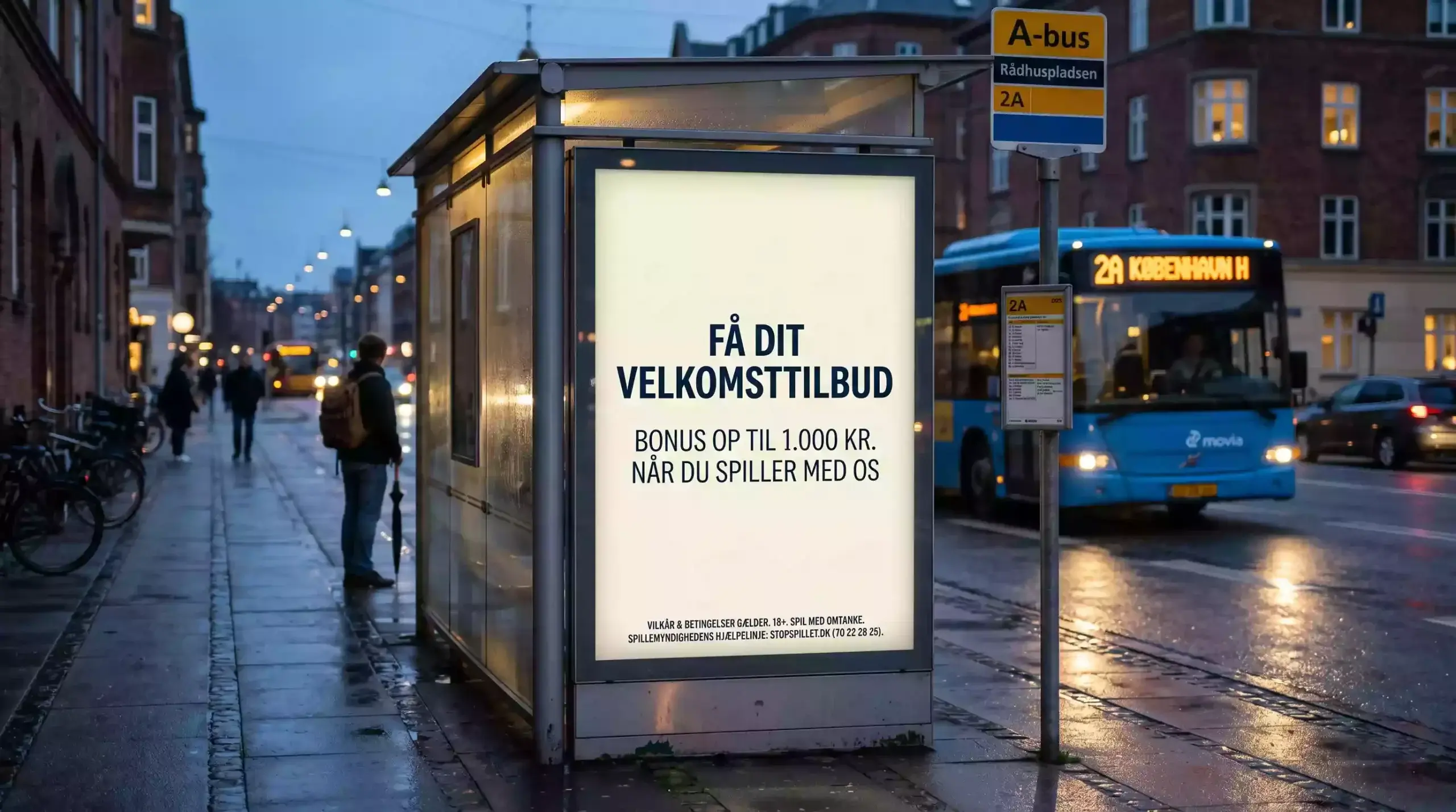 Reklame med spilbonus og juridiske pligttekster om ansvarligt spil